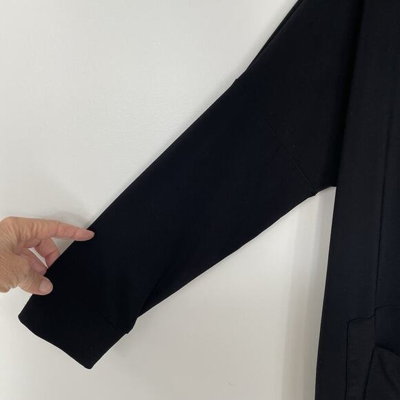 SYMPLI Cardigan Jacket Size 10 Black Slinky Knit Stretch Comfort Casual Career - Picture 9 of 13